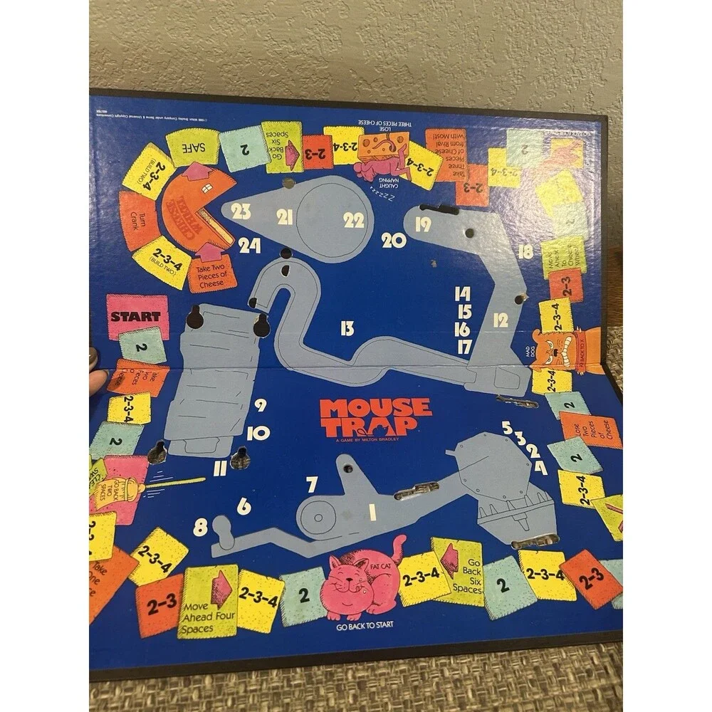 Vintage Mouse Trap Board Game 1986 Milton Bradley Classic Board Game